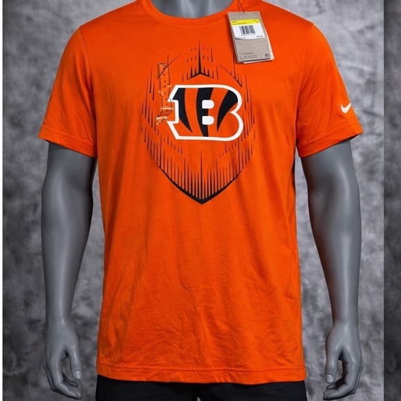 Nike Other - Cincinnati Bengals Shirt Mens Small Orange Nike‎ Dri-Fit American Football NFL